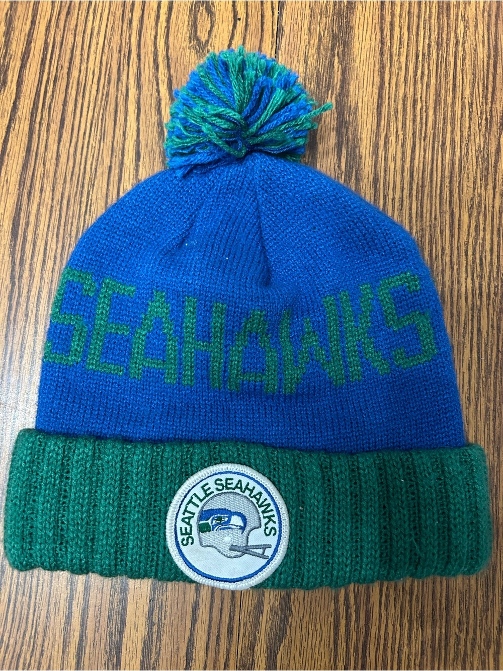 Mitchell & Ness Seattle Seahawks Beanie - Blue & Green